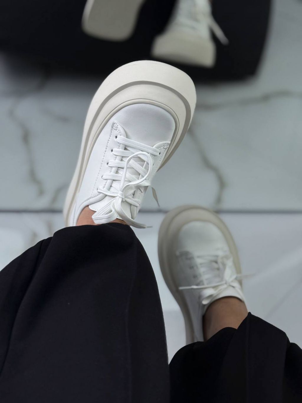 Жіночі масивні  Кеди Тіні White