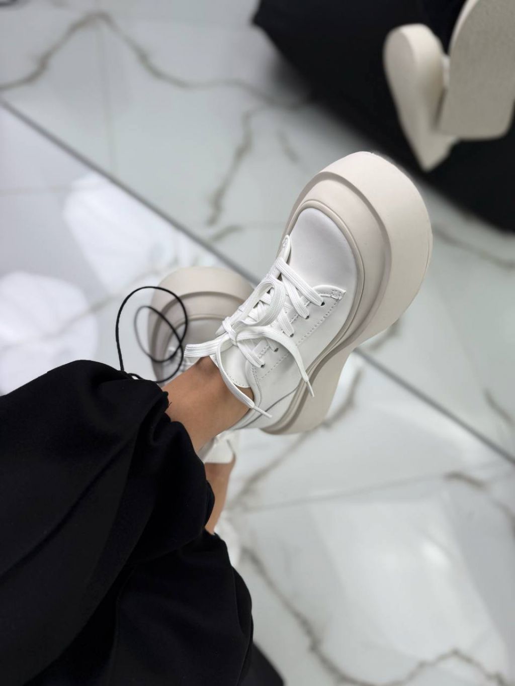 Жіночі масивні  Кеди Тіні White
