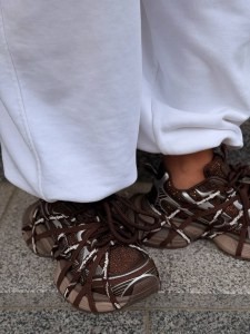 Жіночі кросівки Чанкі Brown